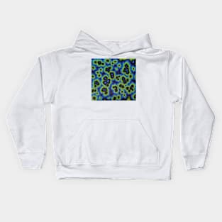 Zen Doodles in Blues & Greens Kids Hoodie